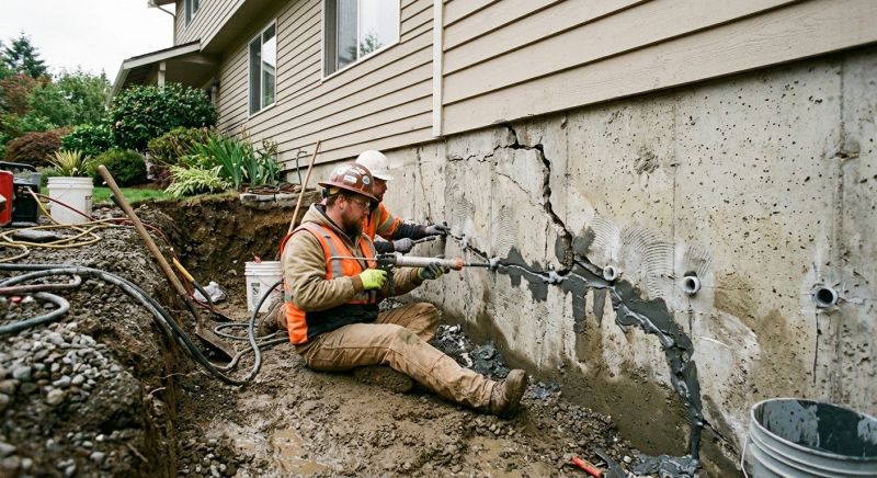 Basement Foundation Repair in Clarkston, MI