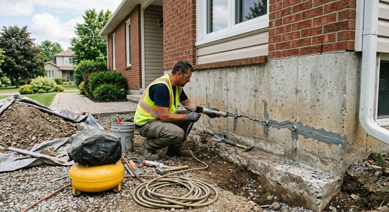 Basement Foundation Repair in Metamora, MI
