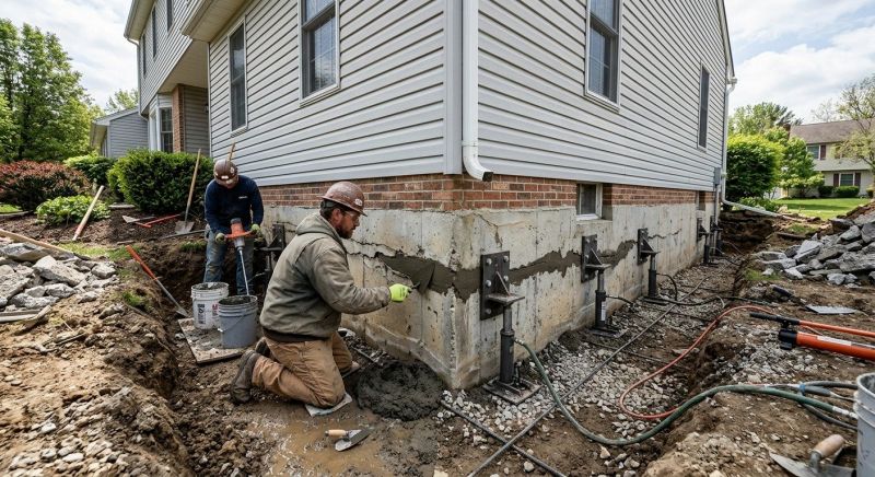 Basement Foundation Repair in Metamora, MI