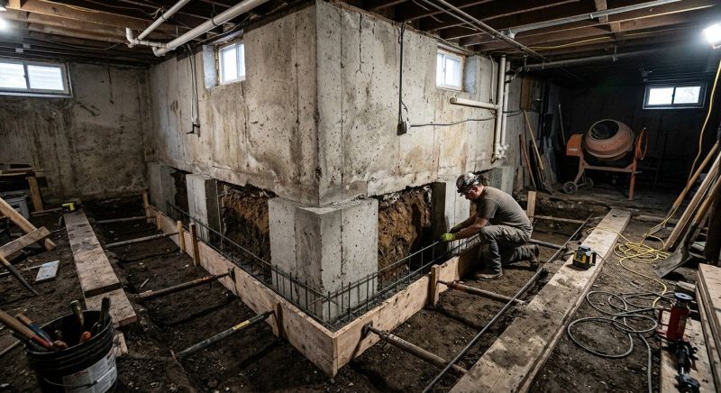 Basement Underpinning in Genesee County, MI