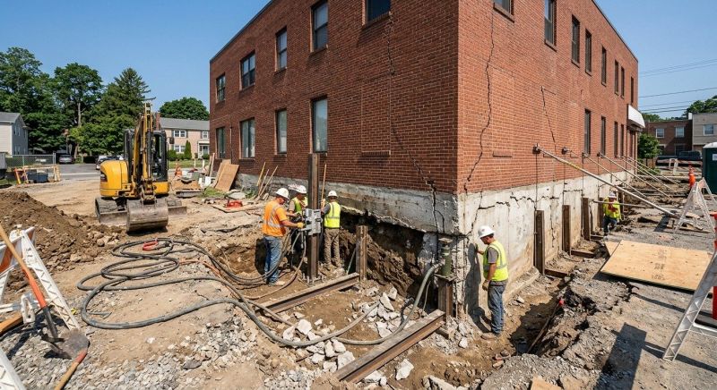Building Foundation Repair in Dryden, MI