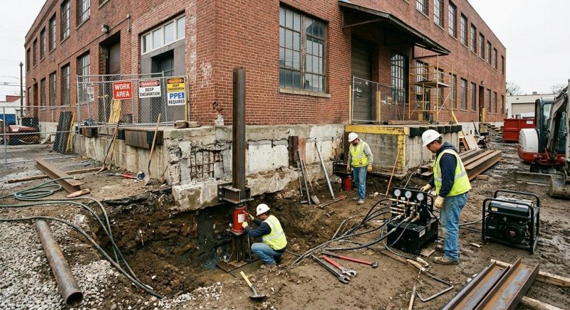 Building Foundation Repair in Fenton, MI