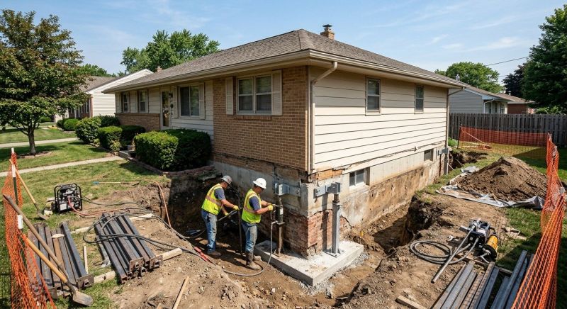 Building Foundation Repair in Ortonville, MI