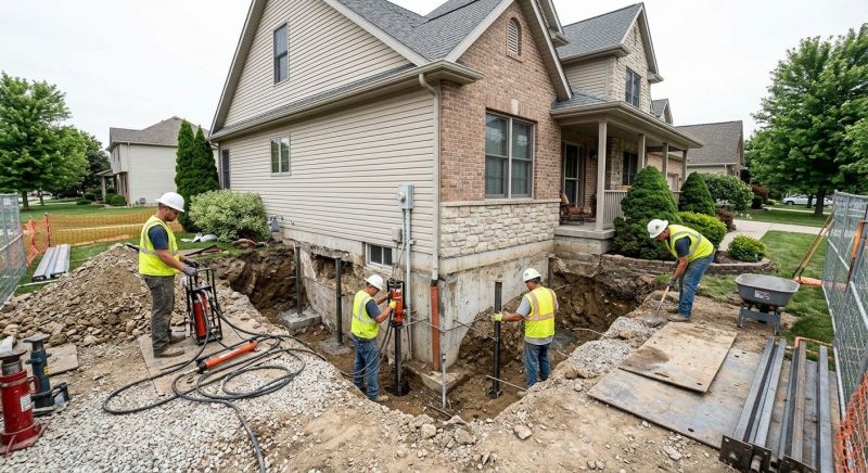Building Foundation Repair in Oxford, MI