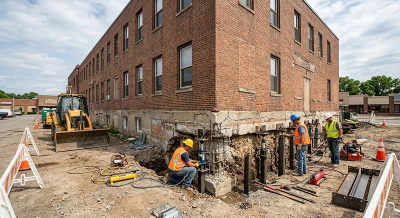 Commercial Foundation Repair in Genesee County, MI