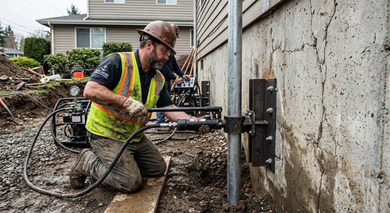 Concrete Foundation Leveling in Ortonville, MI
