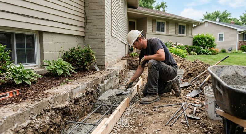 Concrete Foundation Repair in Flint, MI