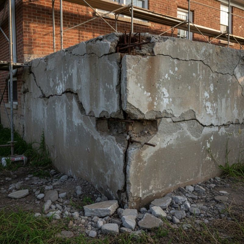 Cracked Foundation Repair in Birch Run, MI