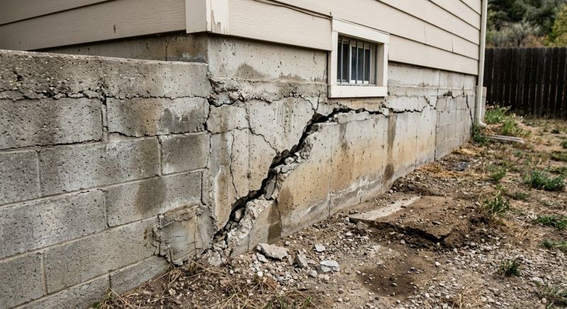 Cracked Foundation Repair in Goodrich, MI