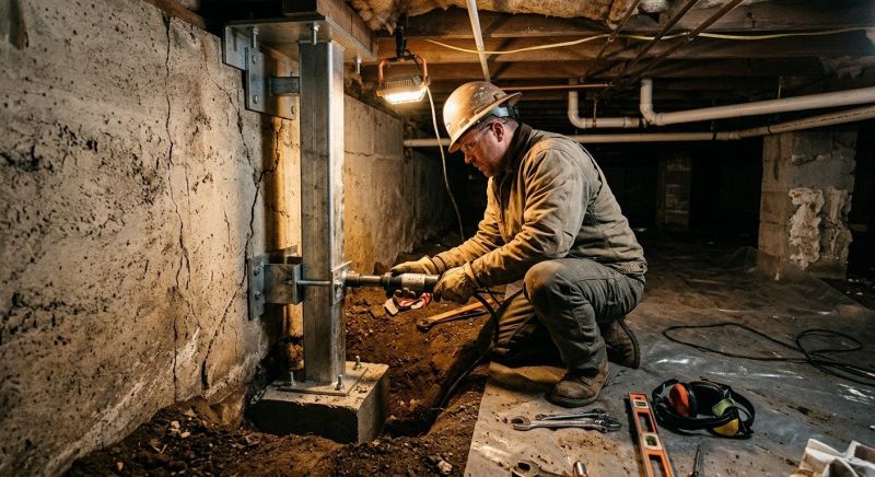 Crawlspace Foundation Repair in Clio, MI