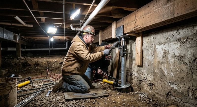 Crawlspace Foundation Repair in Davison, MI