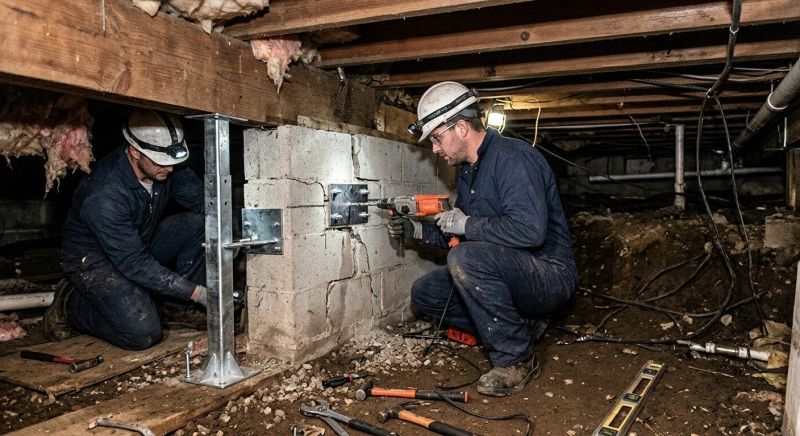 Crawlspace Foundation Repair in Dryden, MI