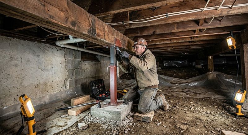 Crawlspace Foundation Repair in Milford, MI