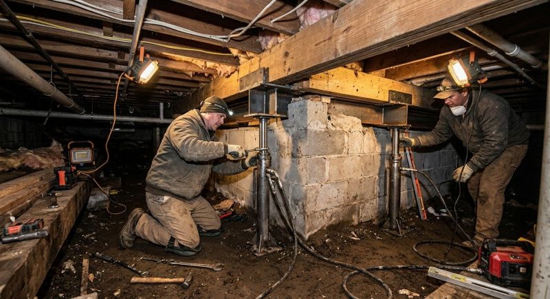Crawlspace Foundation Repair in Swartz Creek, MI