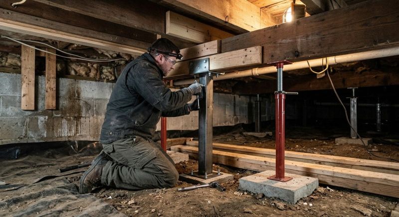 Crawlspace Structural Repair in Genesee County, MI