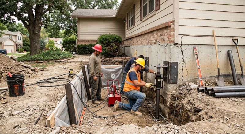Deep Foundation Repair in Genesee County, MI