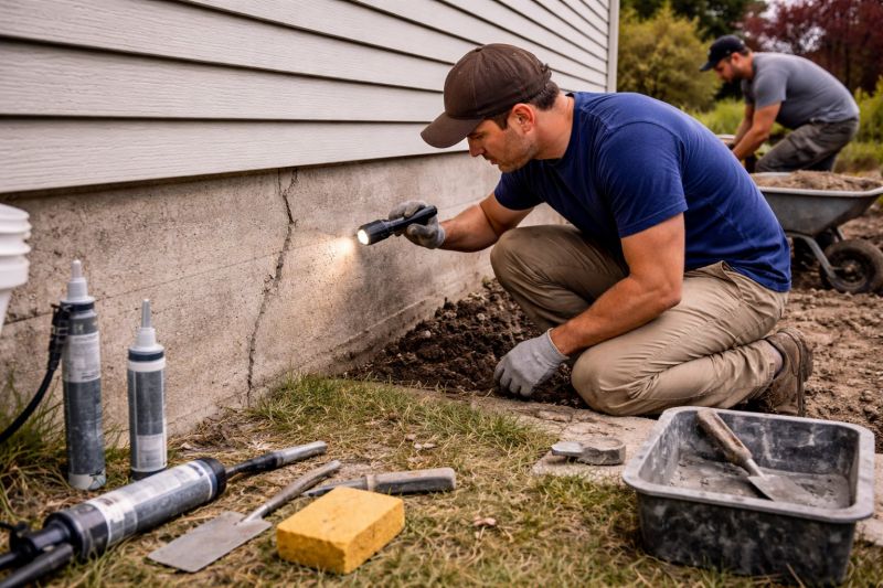 Exterior Foundation Repair in Genesee County, MI