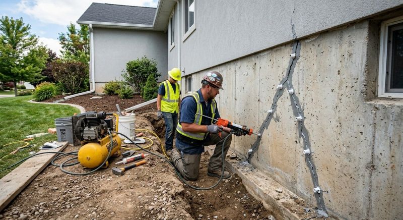 Foundation Damage Repair in Holly, MI