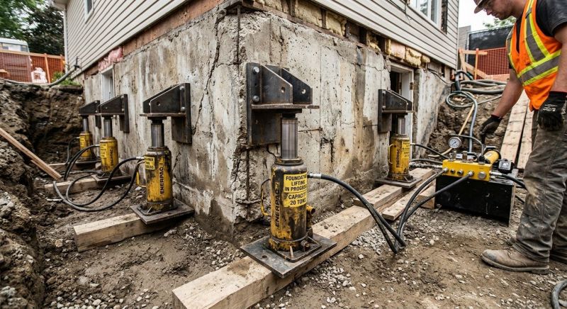 Foundation Jacking in Clarkston, MI