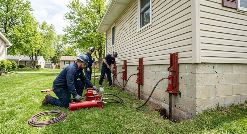 Foundation Jacking in Davisburg, MI