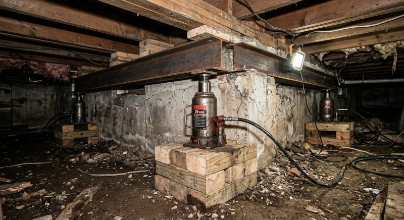 Foundation Jacking in Dryden, MI
