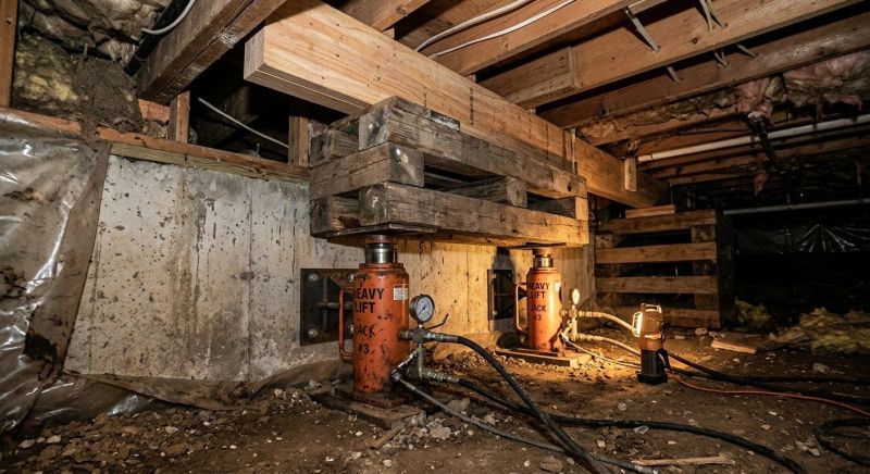 Foundation Jacking in Fenton, MI