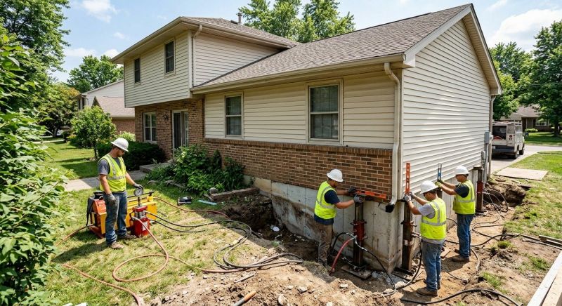 Foundation Jacking in Fenton, MI