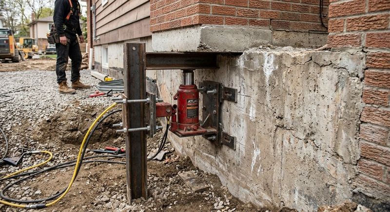 Foundation Jacking in Goodrich, MI