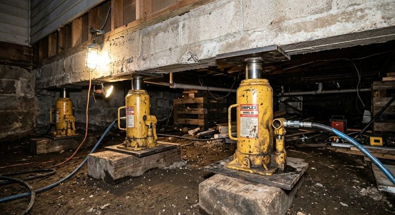 Foundation Jacking in Lake Orion, MI