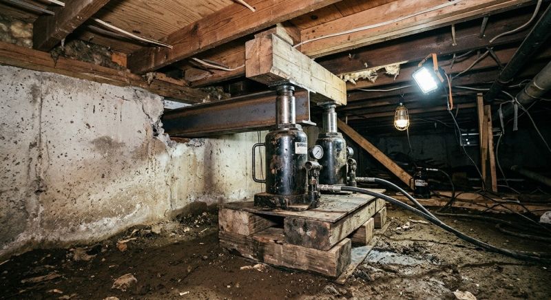 Foundation Jacking in Lapeer County, MI