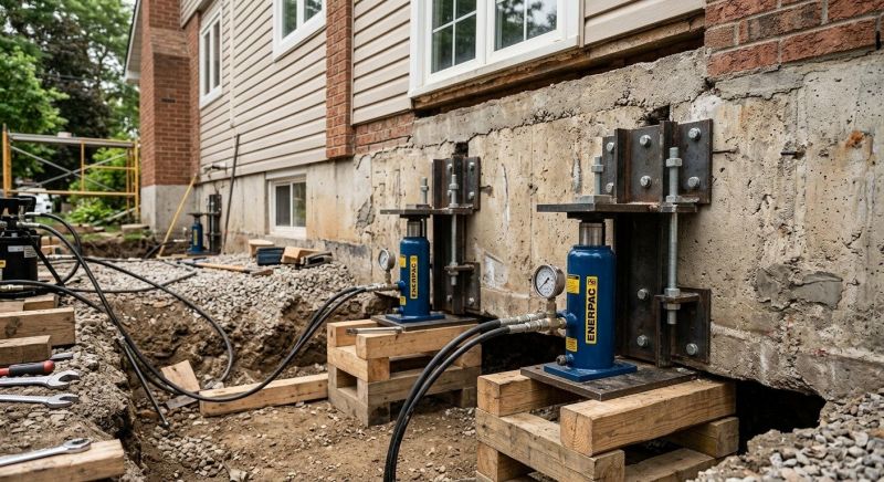 Foundation Jacking in Milford, MI