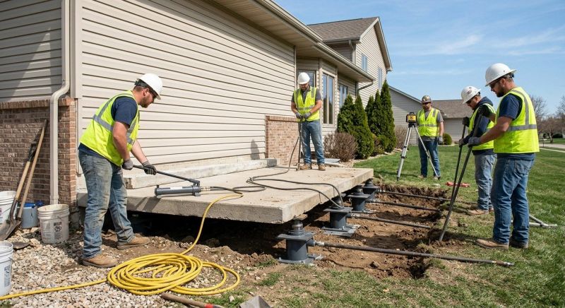 Foundation Lifting in Birch Run, MI