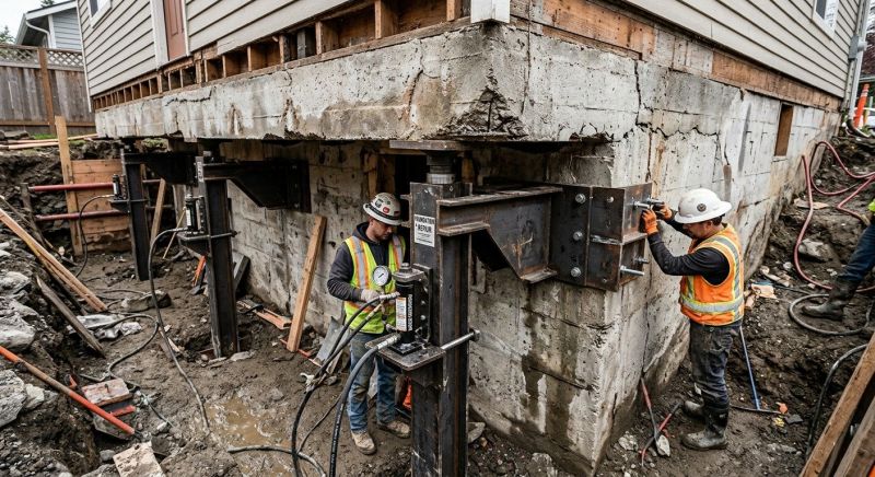 Foundation Lifting in Fenton, MI
