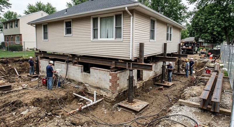 Foundation Lifting in Grand Blanc, MI
