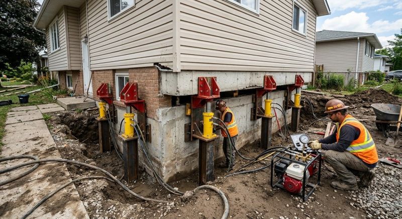 Foundation Lifting in Lapeer County, MI