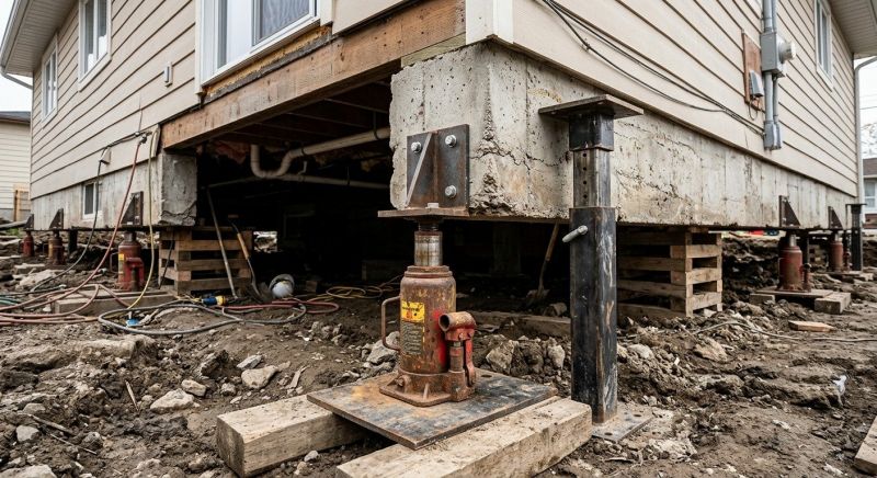 Foundation Lifting in Waterford, MI