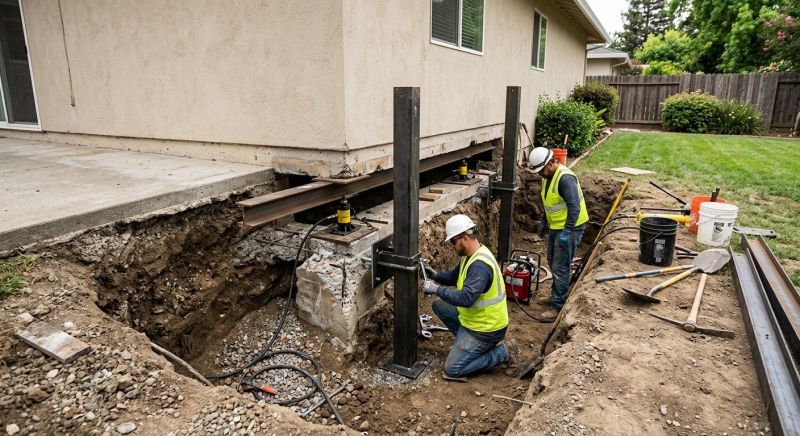 Foundation Pier Repair in Genesee County, MI