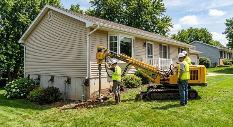 Foundation Raising in Birch Run, MI