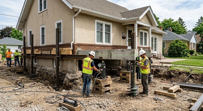 Foundation Releveling in Genesee County, MI