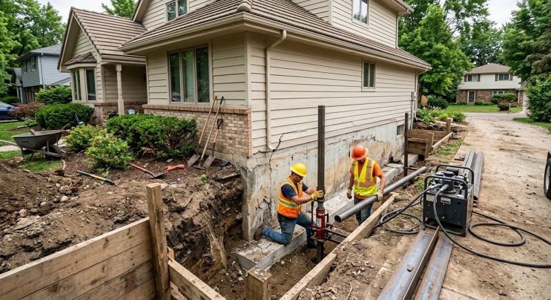 Foundation Repair in Birch Run, MI