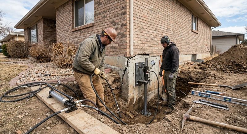 Foundation Stabilizing in Birch Run, MI