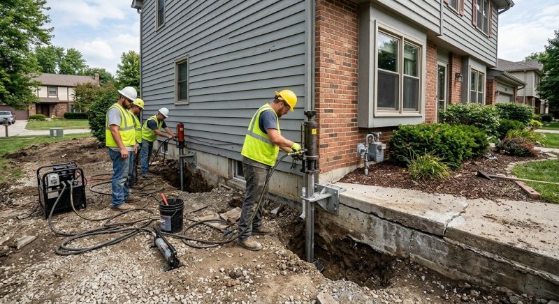 Foundation Stabilizing in Clarkston, MI