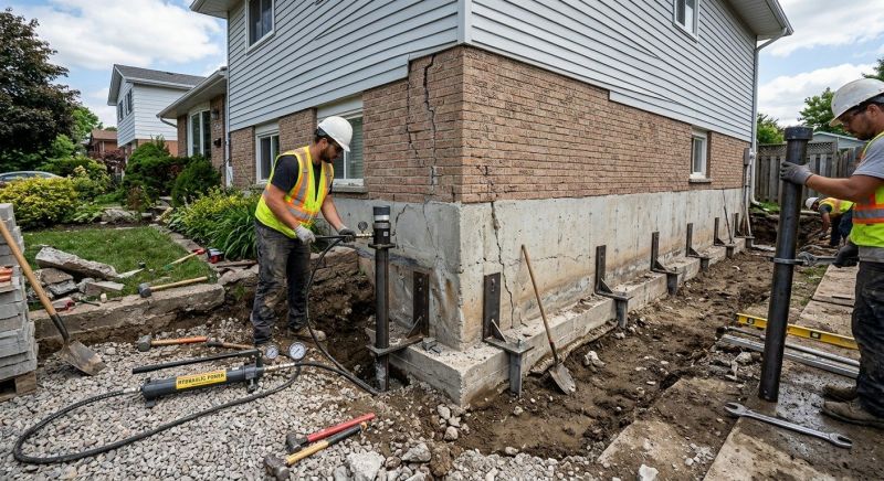 Foundation Stabilizing in Davisburg, MI