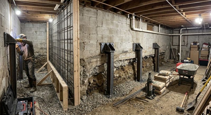 Foundation Stabilizing in Lapeer, MI