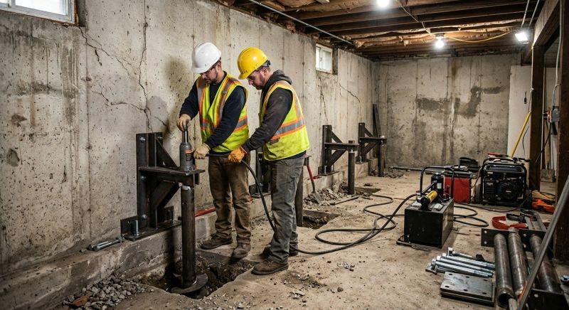 Foundation Stabilizing in White Lake, MI