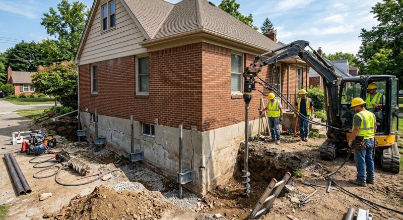 Foundation Stabilizing in White Lake, MI