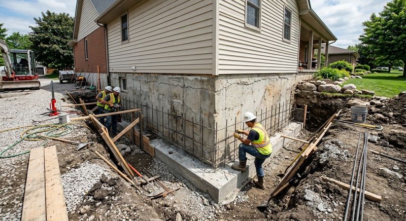 Foundation Strengthening in Genesee County, MI