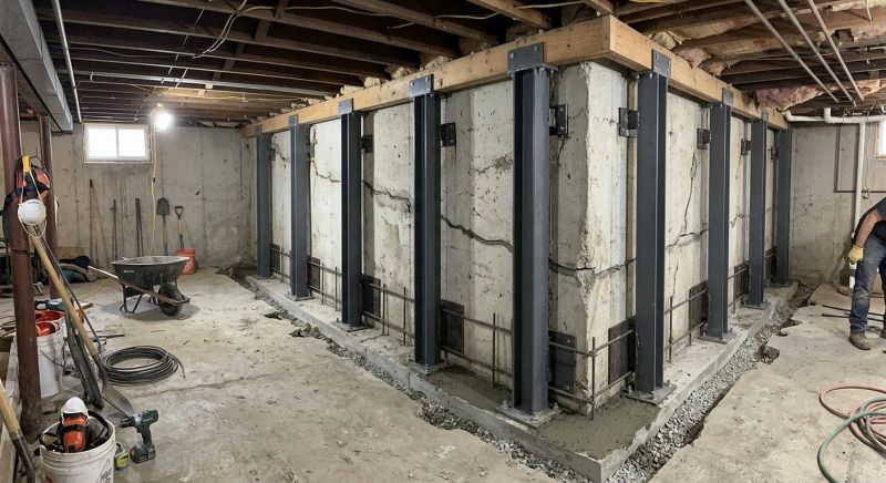 Foundation Strengthening in Genesee County, MI