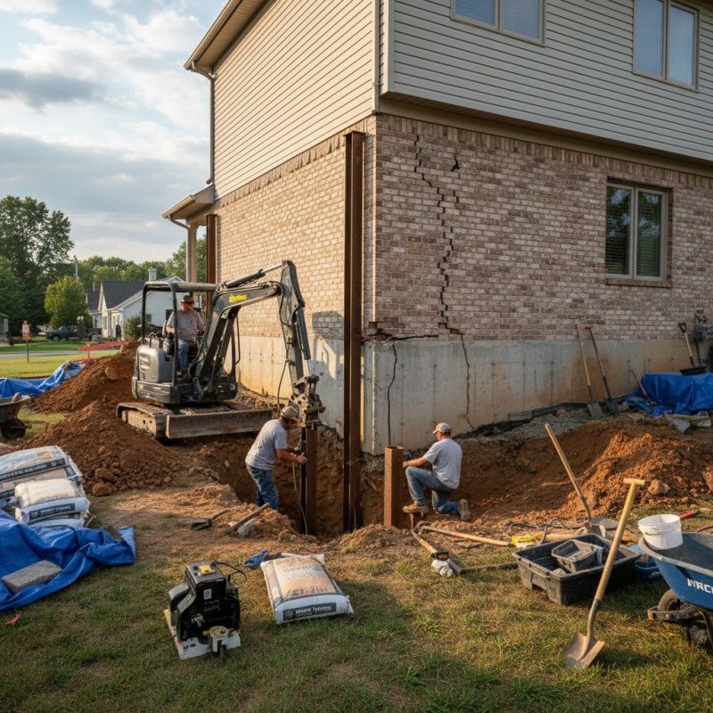 Foundation Structural Repair in Lapeer, MI