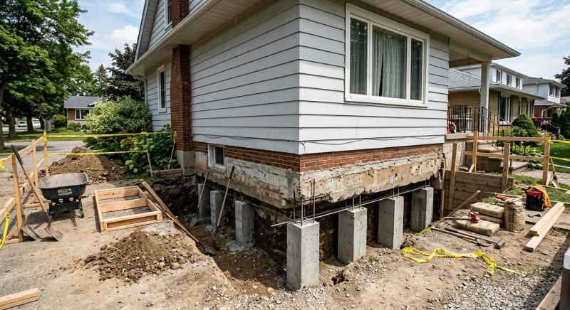Foundation Underpinning in Genesee County, MI